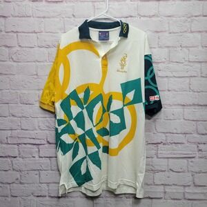 NWOT VTG Atlanta 1996 Olympics Games Staff Polo Shirt Mens‎ XL USA Made Retro